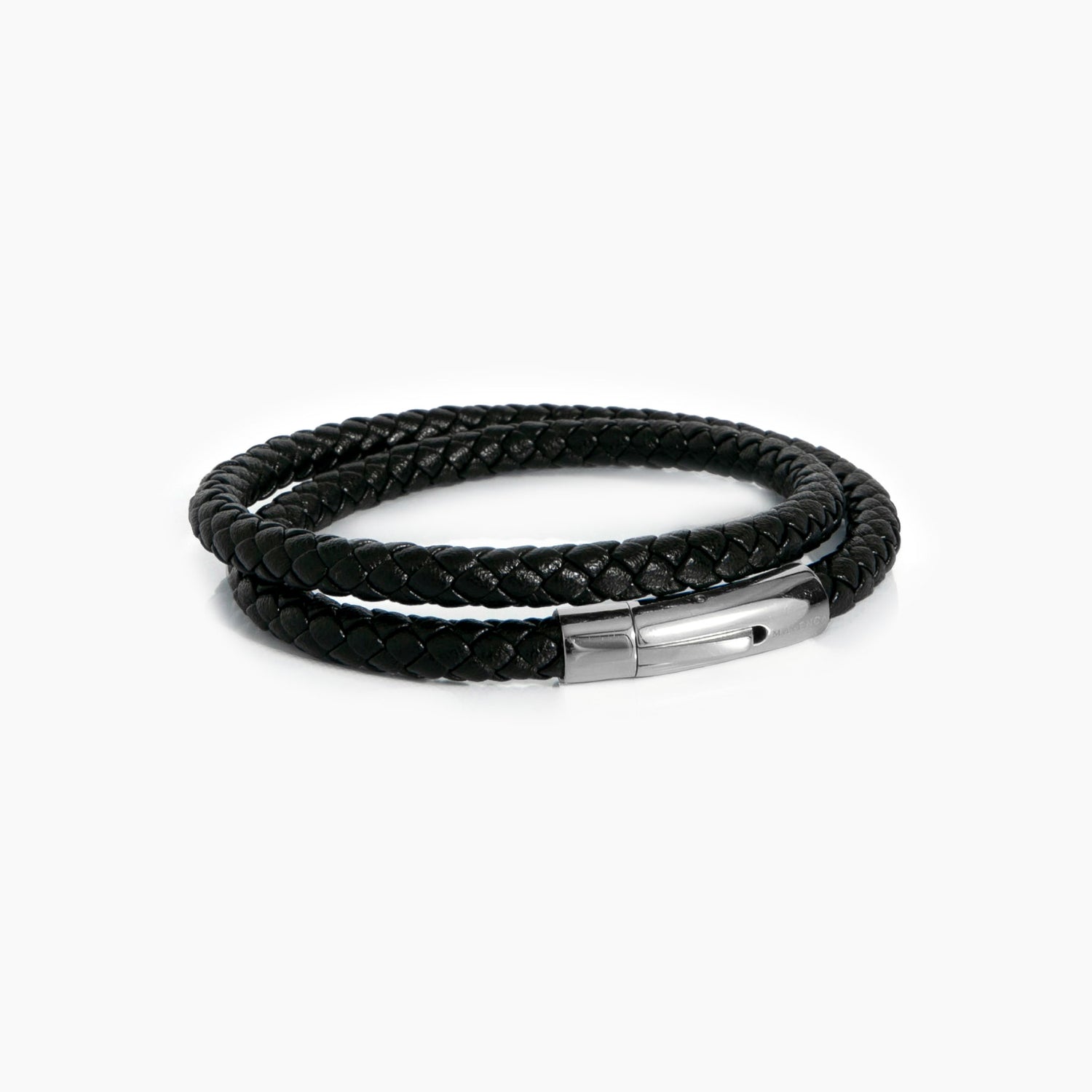Gevlochten Leren Armband