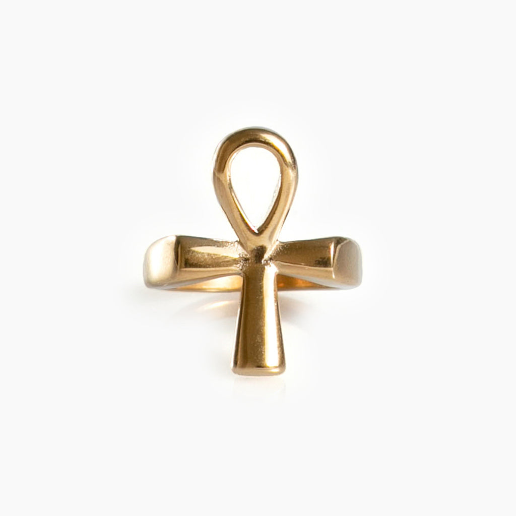 Ankh Ring Gold