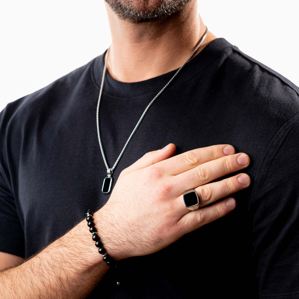 Onyx Bracelet Silver