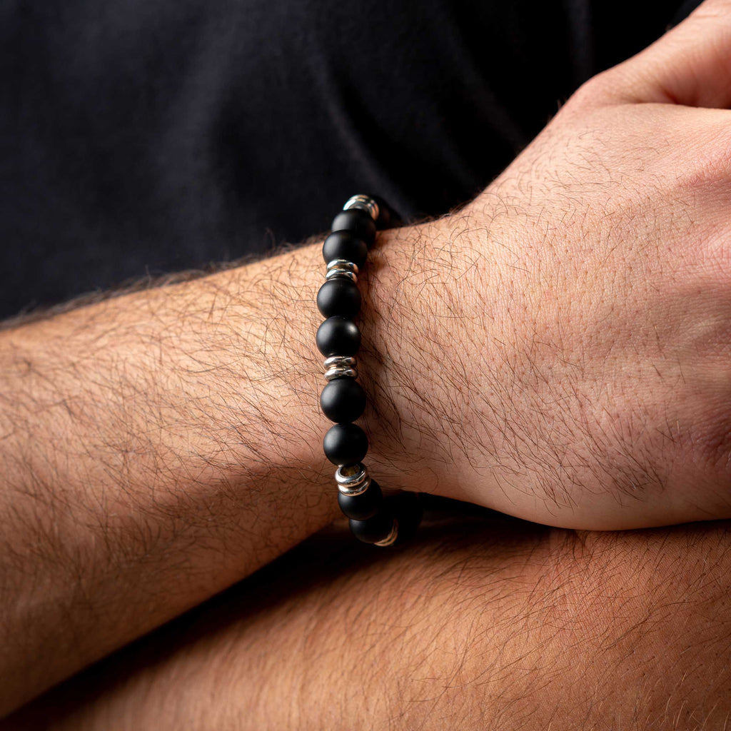 Agate Bracelet Silver