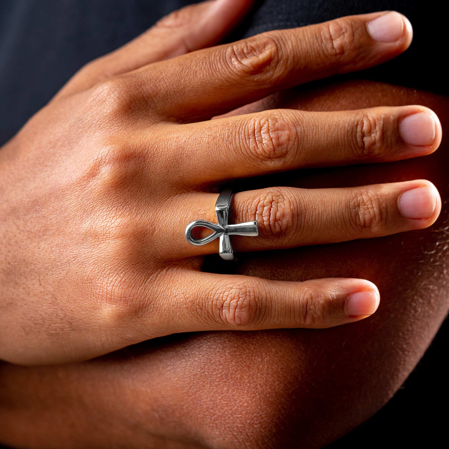 Zilveren Ankh Ring