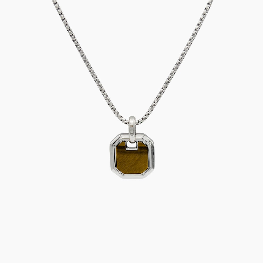Tiger Eye Pendant Silver