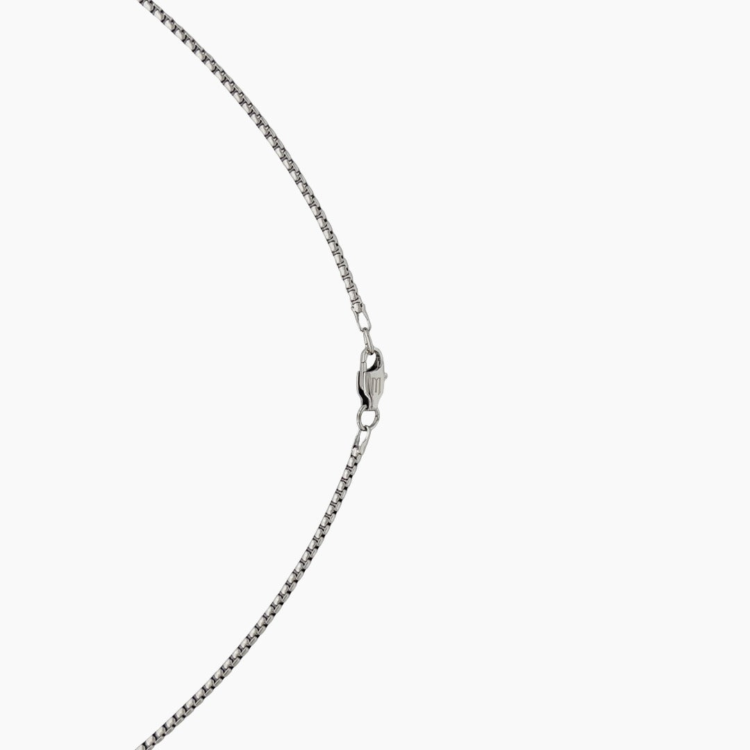 African Jade Pendant Silver