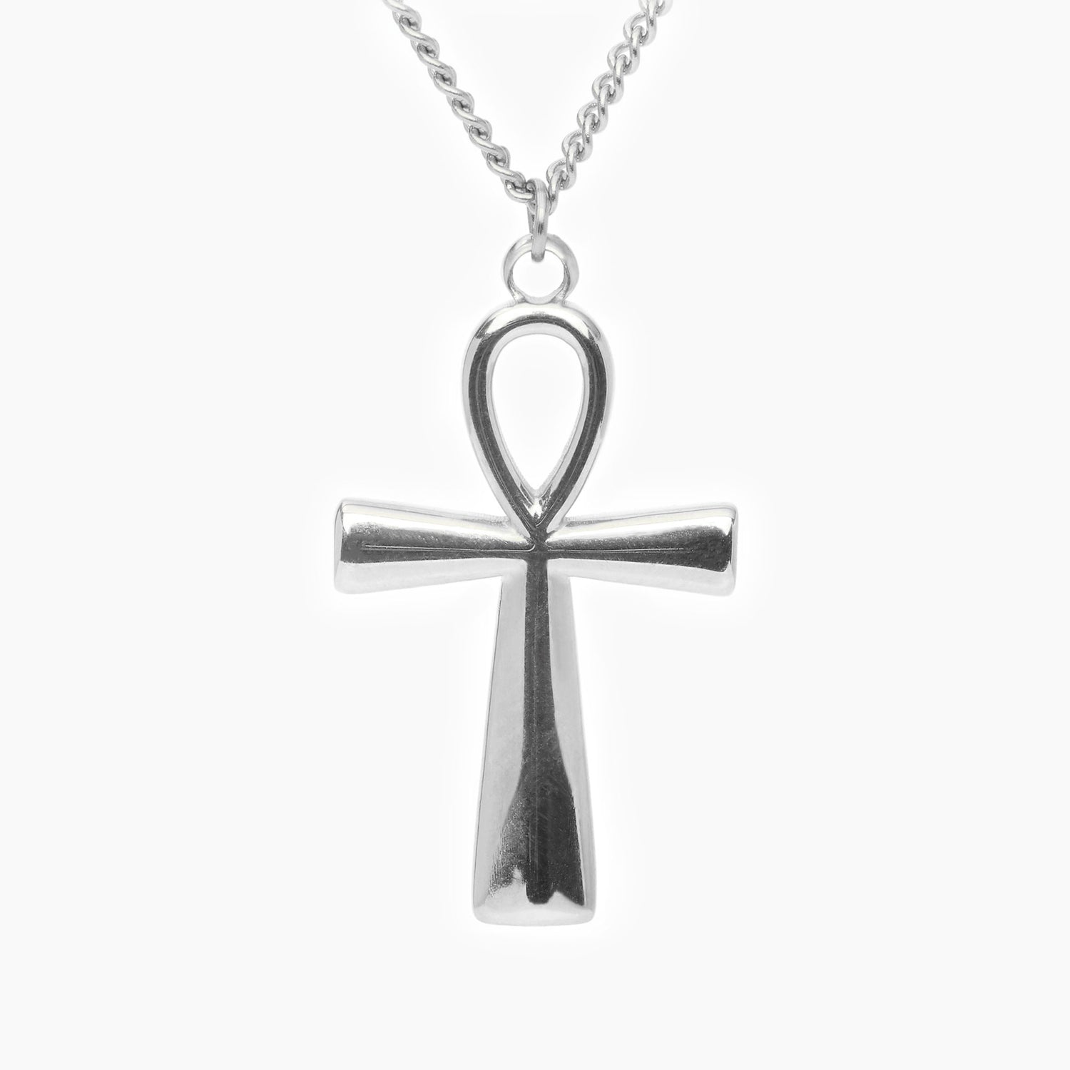 Zilveren Ketting met Ankh Hanger