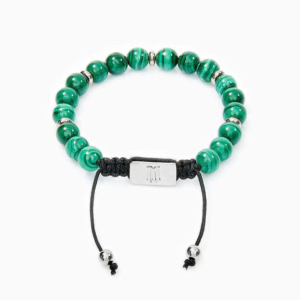 Malachite Bracelet Silver