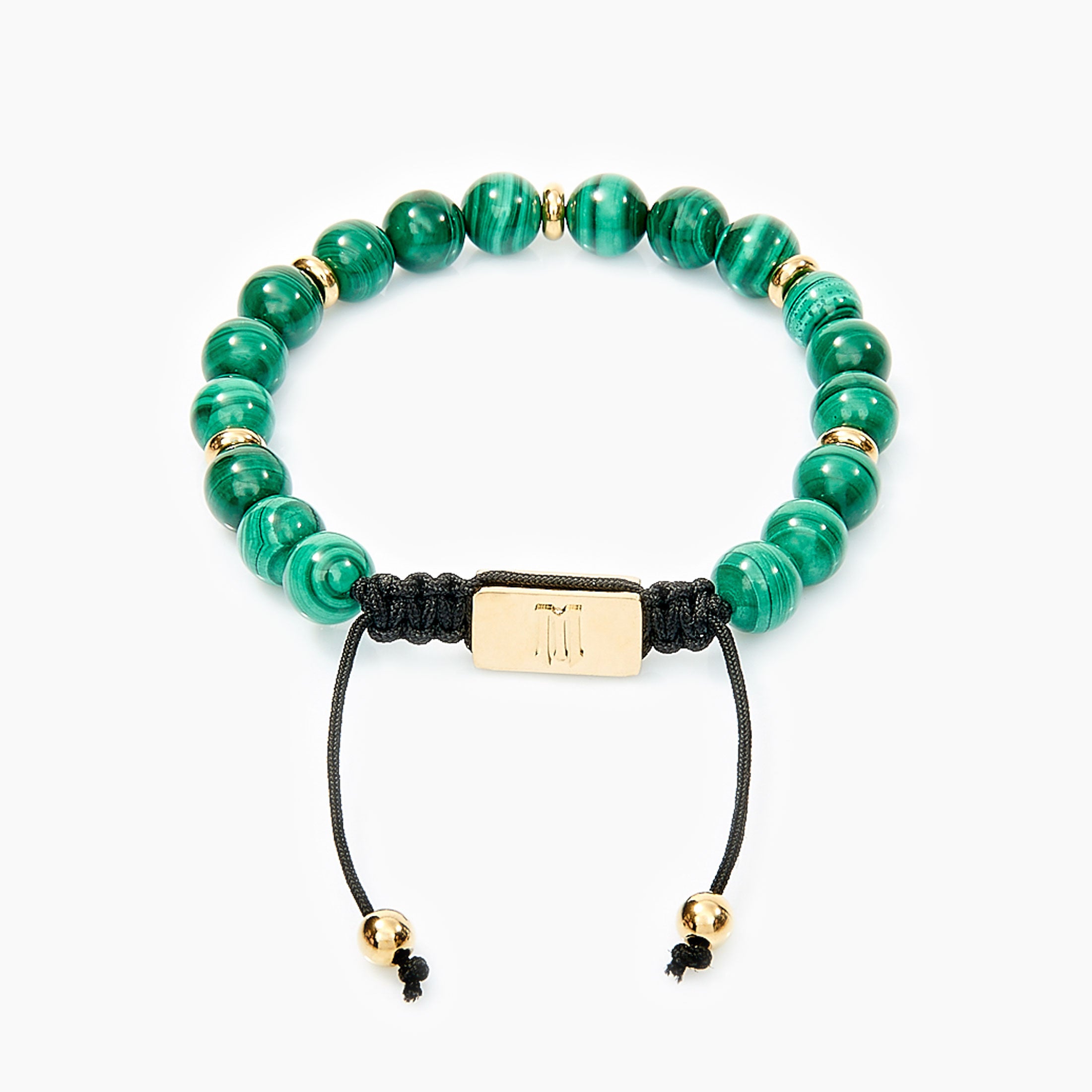 Malachite Bracelet Gold
