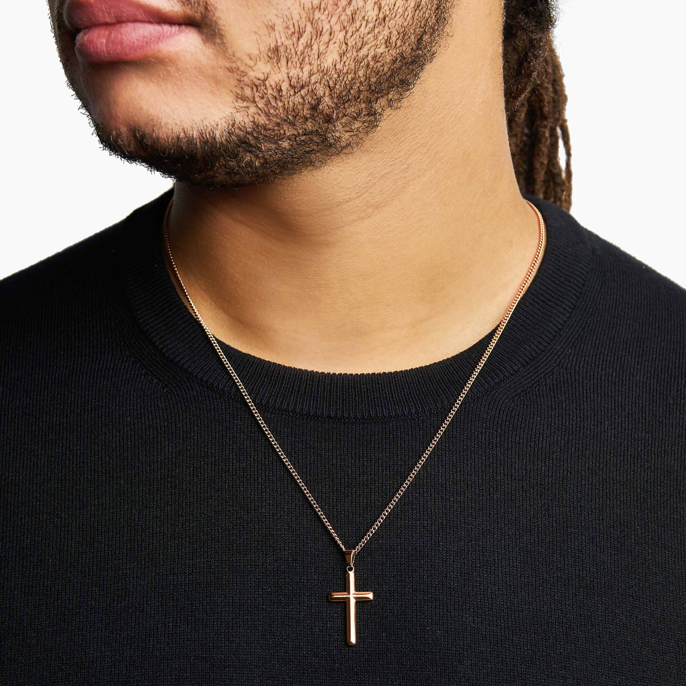 Cross Pendant Rose Gold